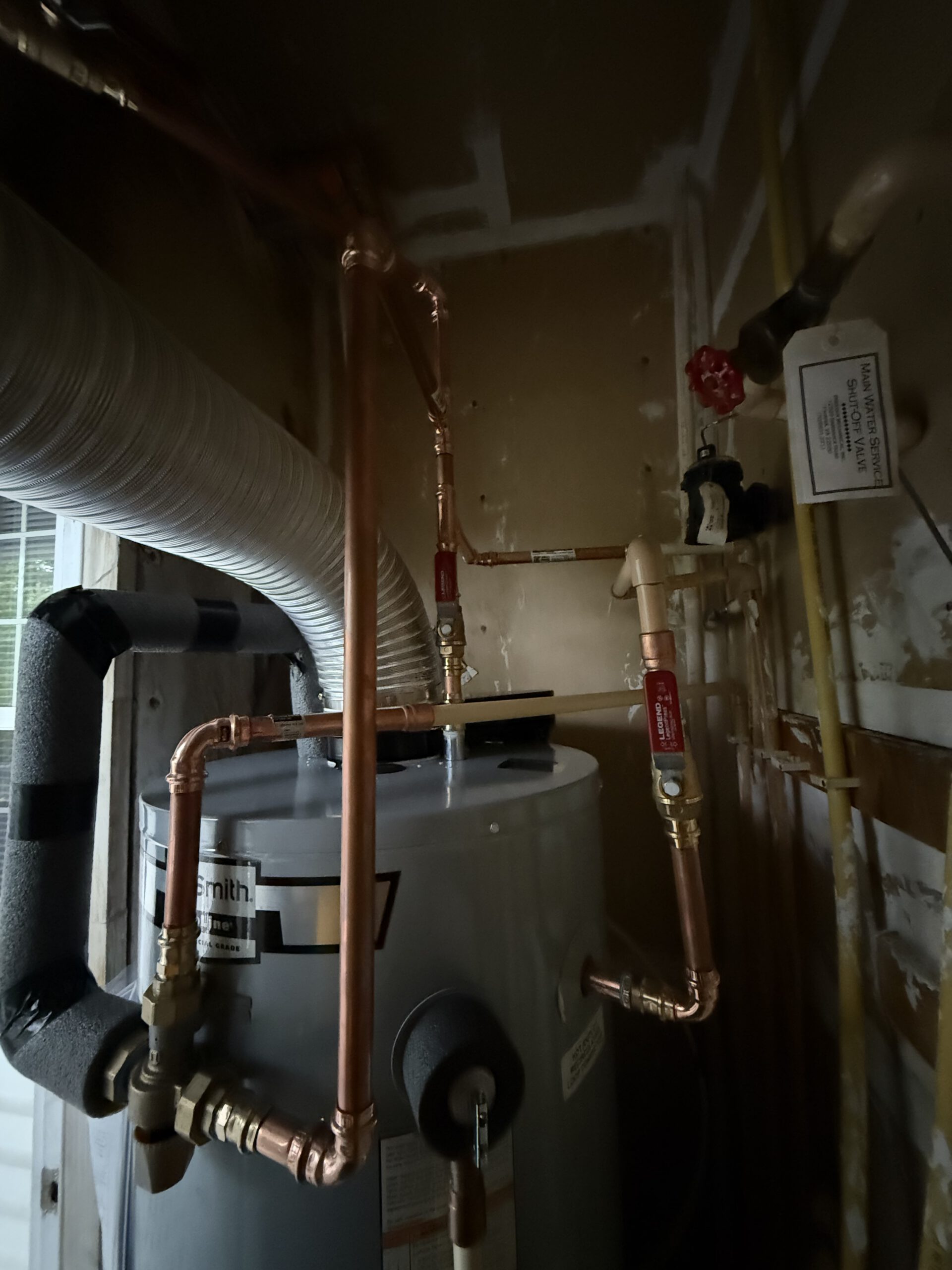 Water heater replacement by PlumberBee in Northern Virginia